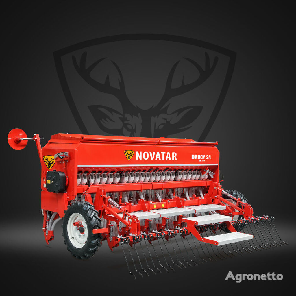μηχανική σπαρτική μηχανή Novatar Axe type cereal seed planter (mechanical)