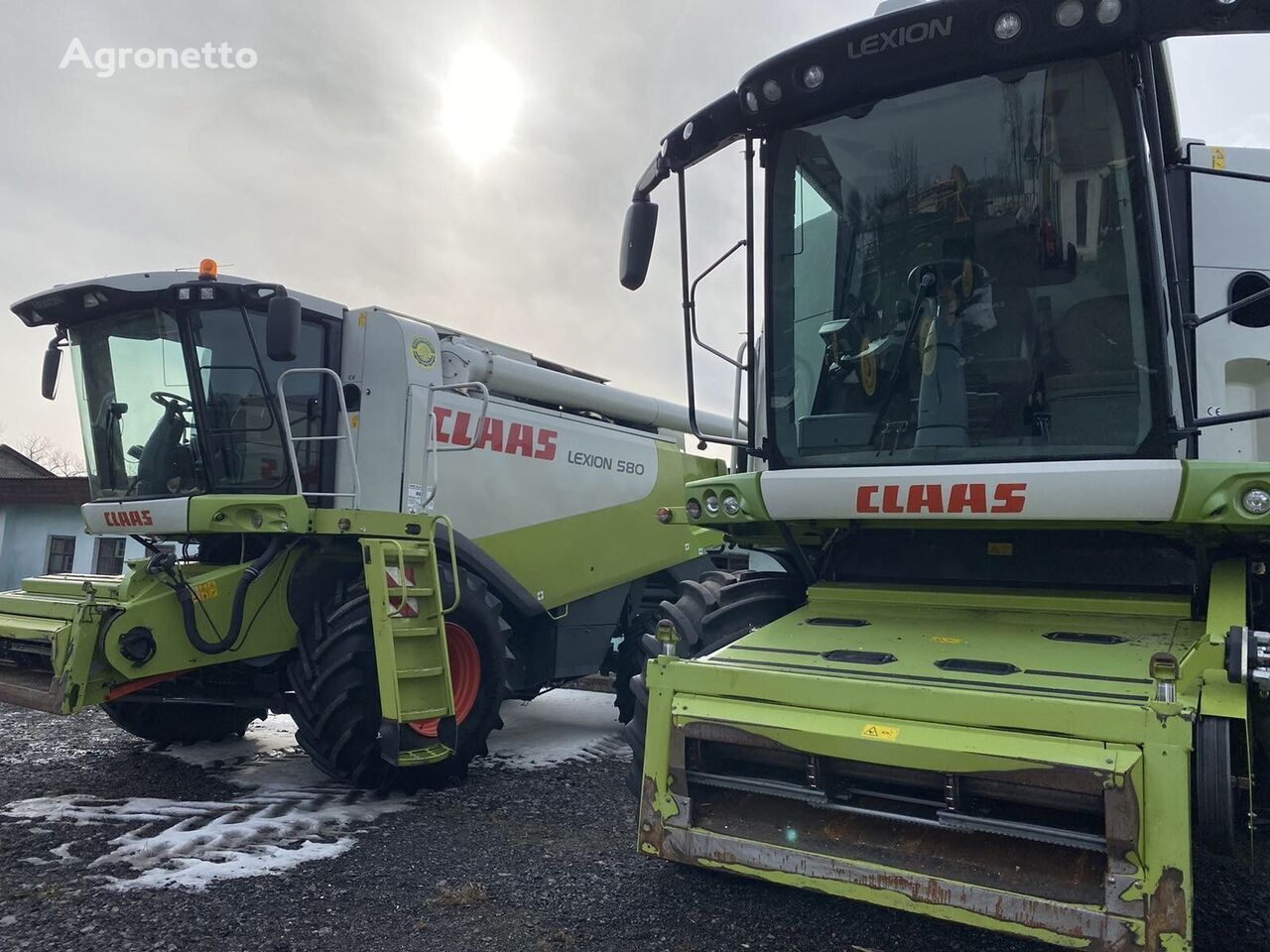 θεριζοαλωνιστική μηχανή Claas Lexion 580